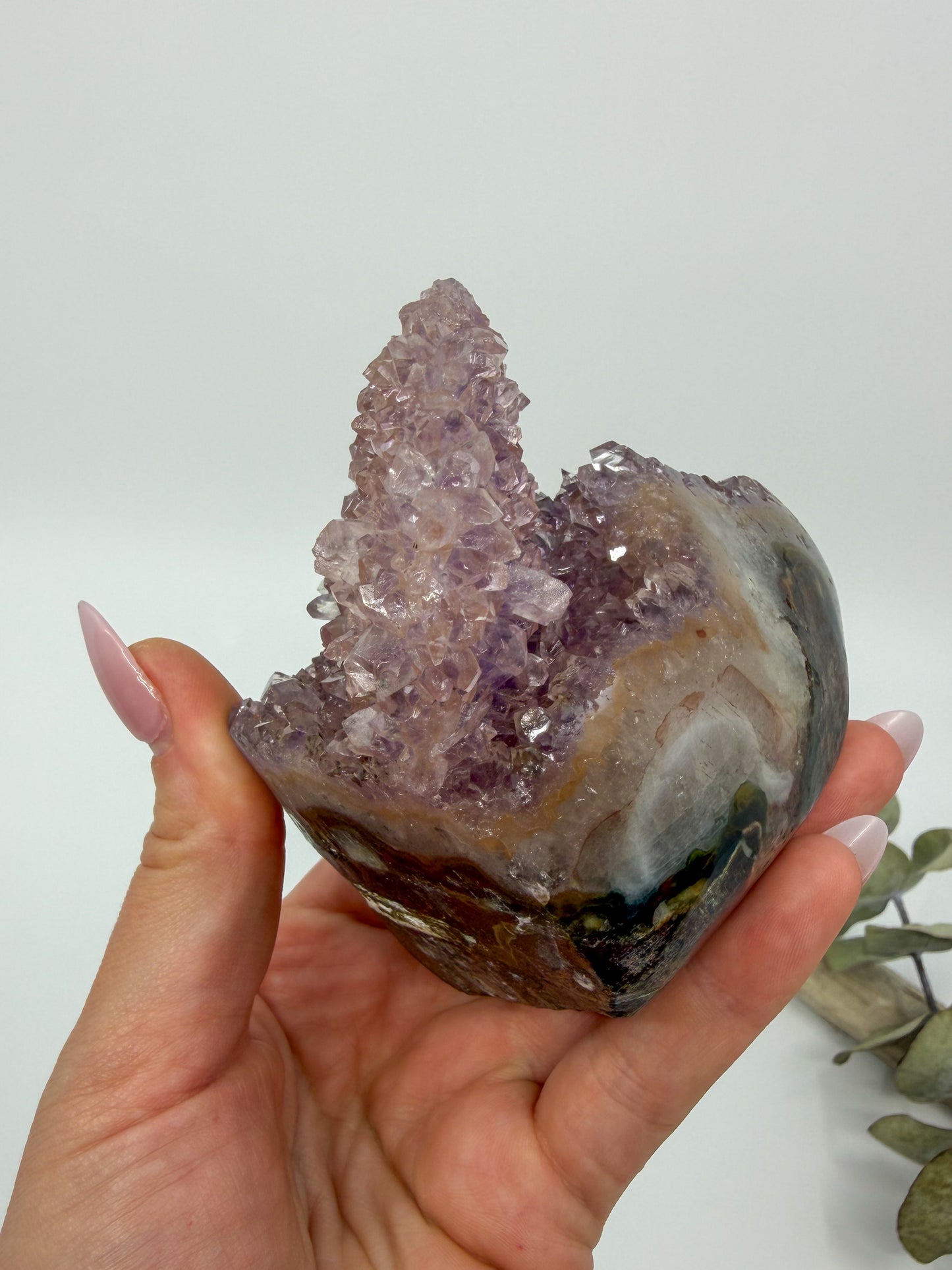 Rainbow Amethyst Cutbase | Uruguay -EXACT PIECE-