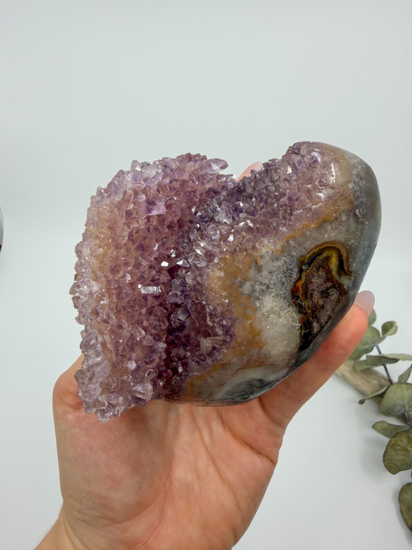 Rainbow Amethyst Cutbase | Uruguay -EXACT PIECE-