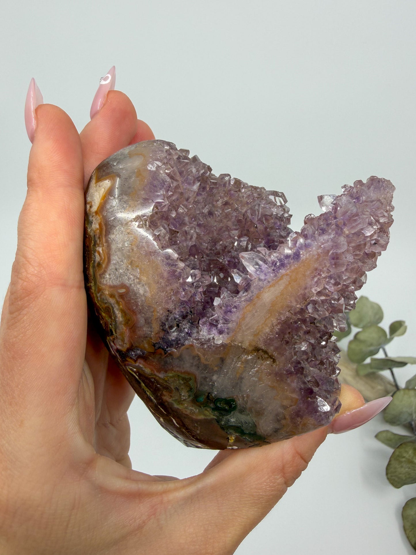 Rainbow Amethyst Cutbase | Uruguay -EXACT PIECE-