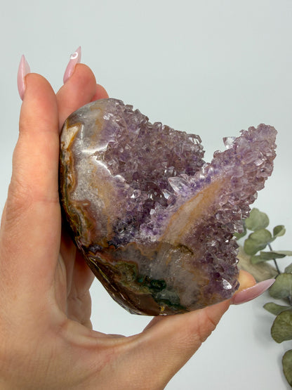 Rainbow Amethyst Cutbase | Uruguay -EXACT PIECE-