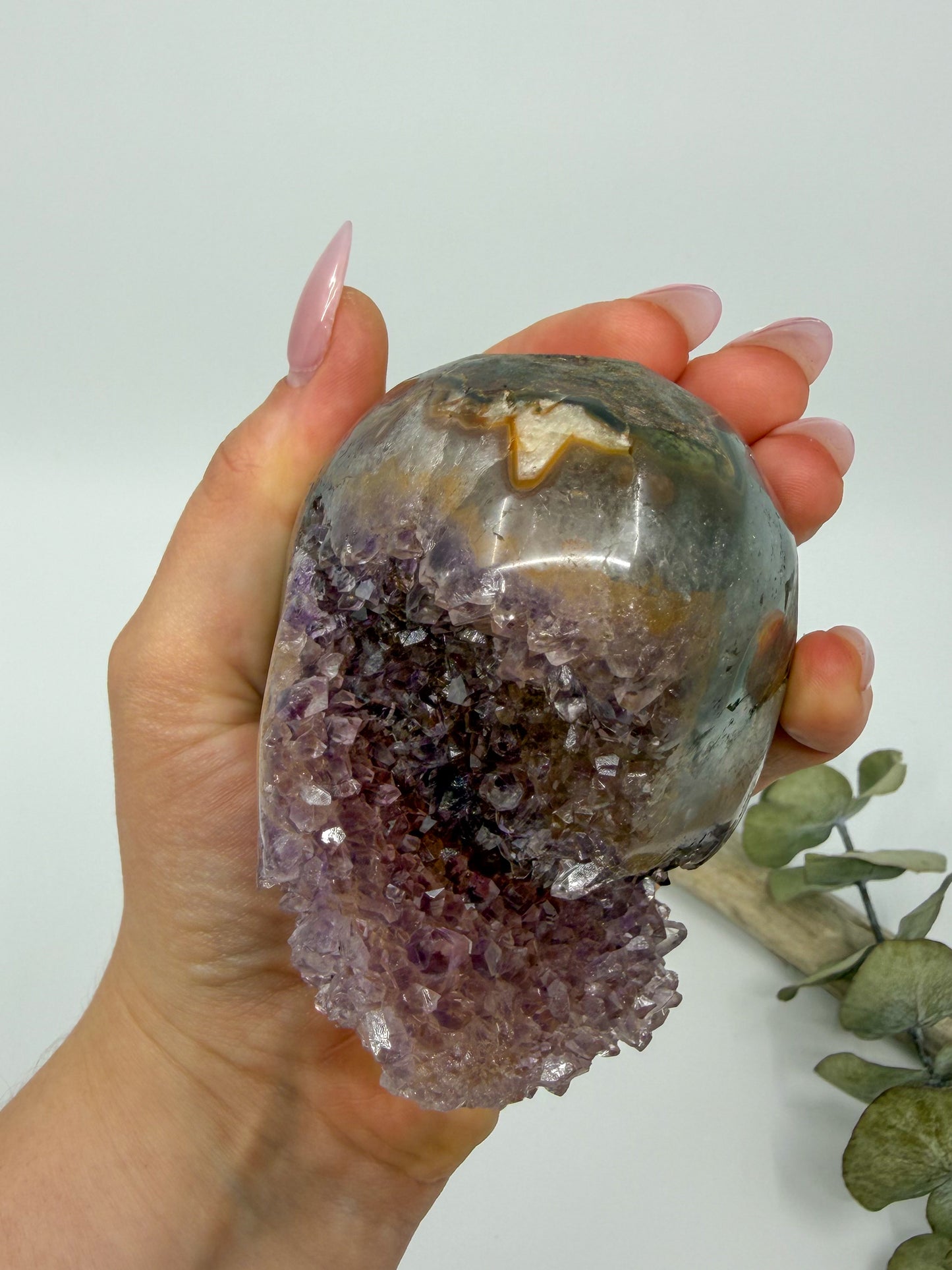 Rainbow Amethyst Cutbase | Uruguay -EXACT PIECE-