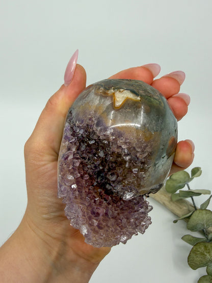 Rainbow Amethyst Cutbase | Uruguay -EXACT PIECE-