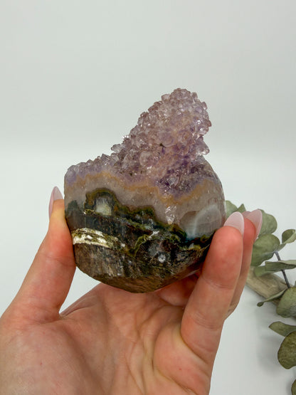 Rainbow Amethyst Cutbase | Uruguay -EXACT PIECE-