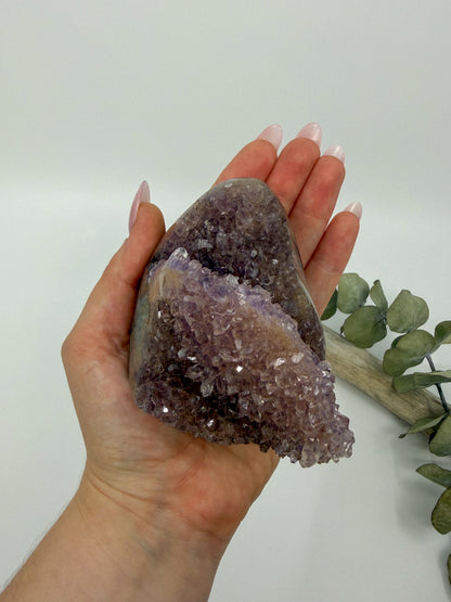 Rainbow Amethyst Cutbase | Uruguay -EXACT PIECE-
