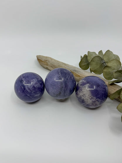 Lepedolite Sphere -EXACT PIECE-