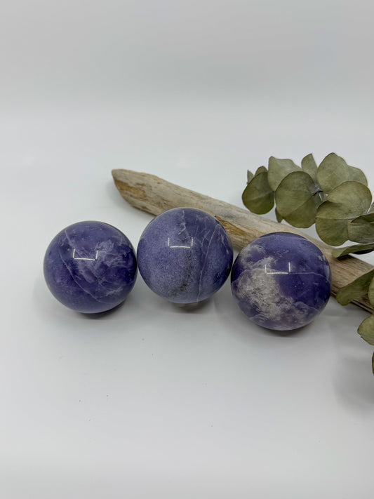 Lepedolite Sphere -EXACT PIECE-