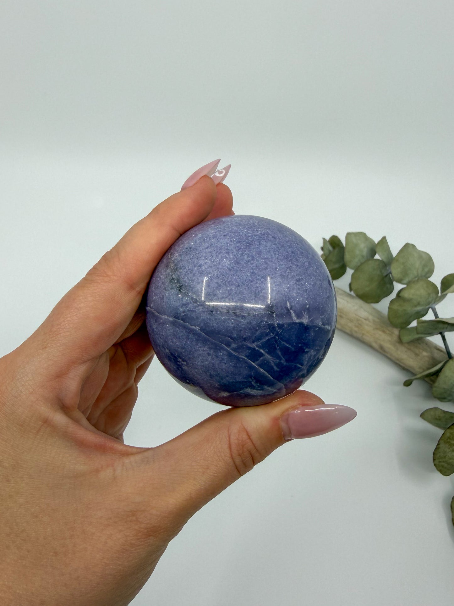 Lepedolite Sphere -EXACT PIECE-