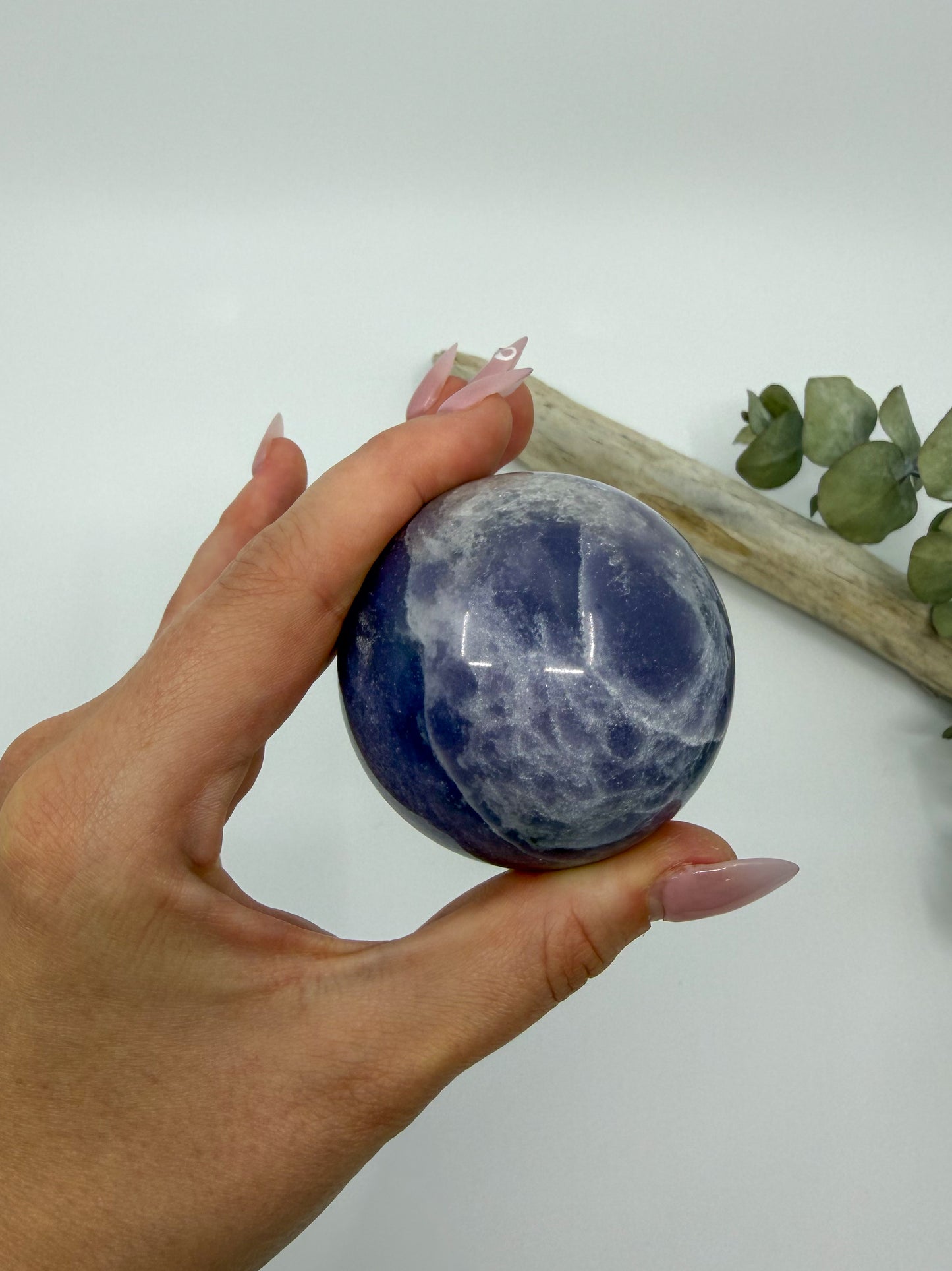 Lepedolite Sphere -EXACT PIECE-