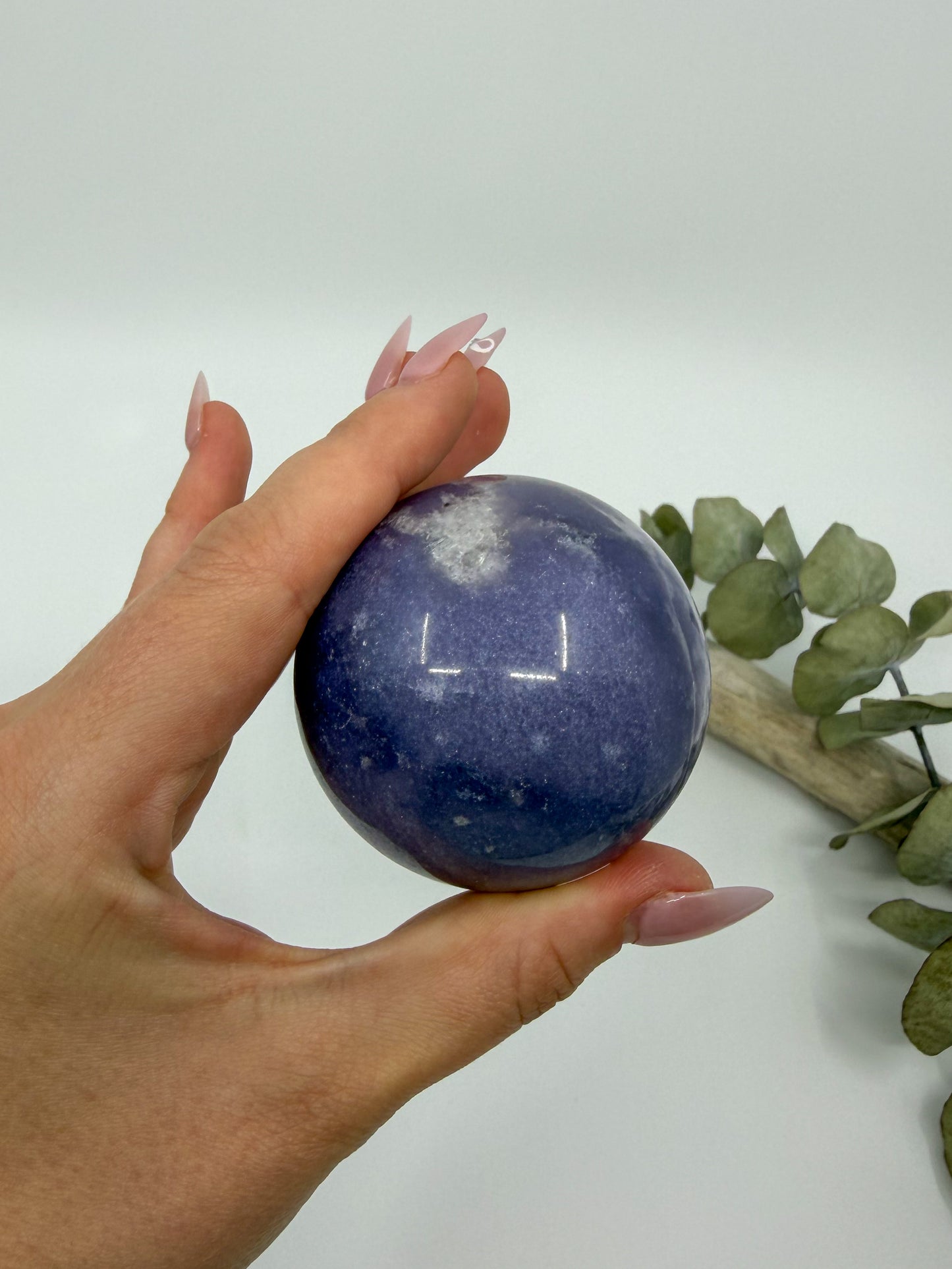Lepedolite Sphere -EXACT PIECE-