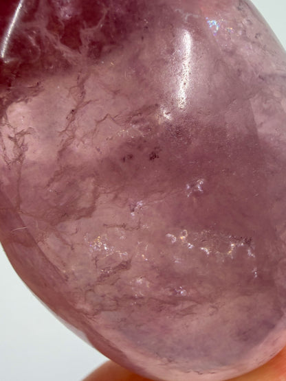 HQ Purple Fluorite Palm with Mica -CHOOSE YOUR OWN-