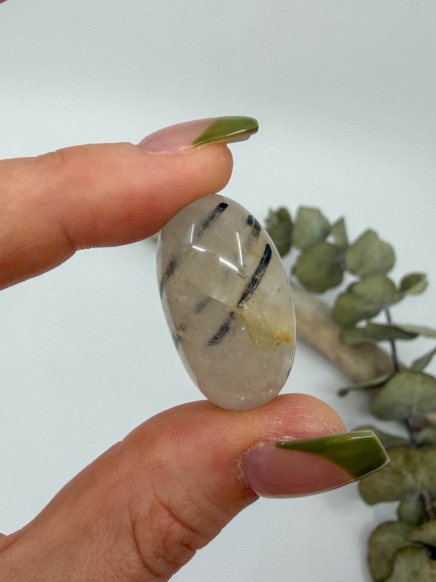 Tourmalinated Quartz Tumble