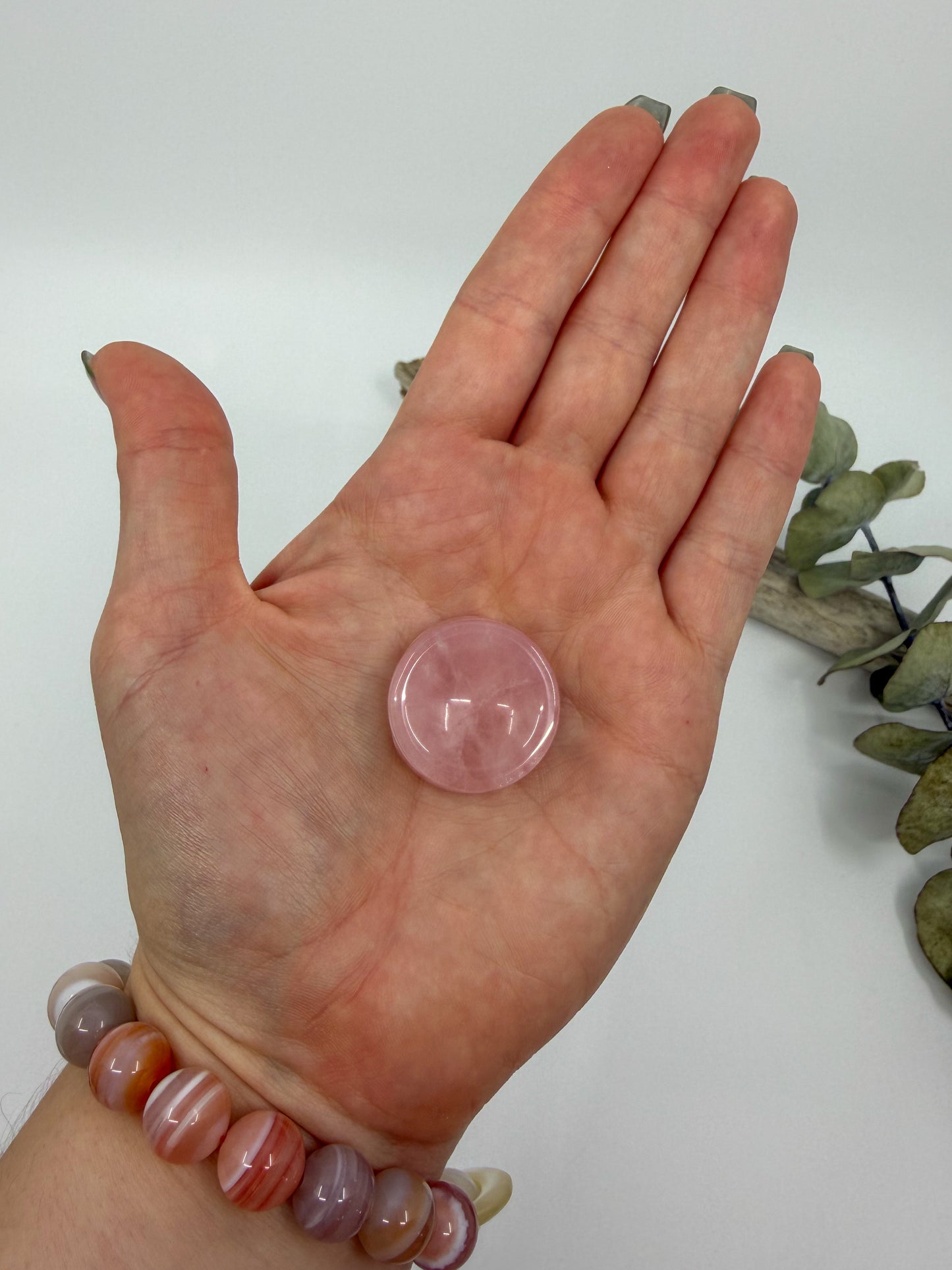 Carved Crystal Sphere Stand