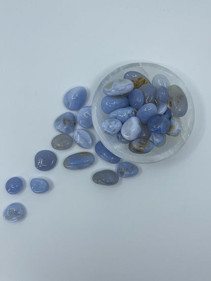 Blue Chalcedony (Blue Lace Agate) Tumble