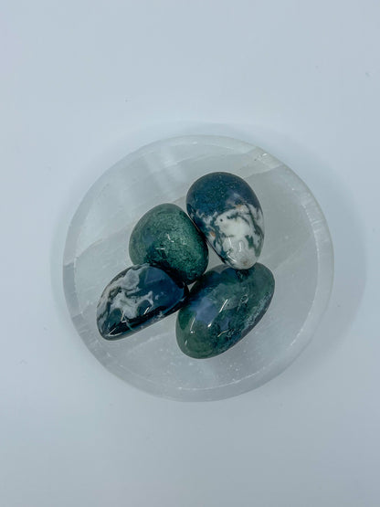 Moss Agate Tumble