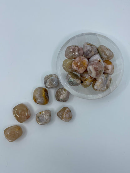 Flower Agate Tumble