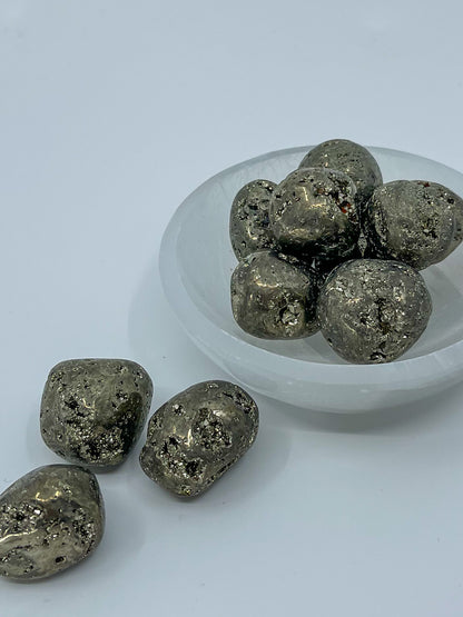 Pyrite Tumble • High Quality Peru