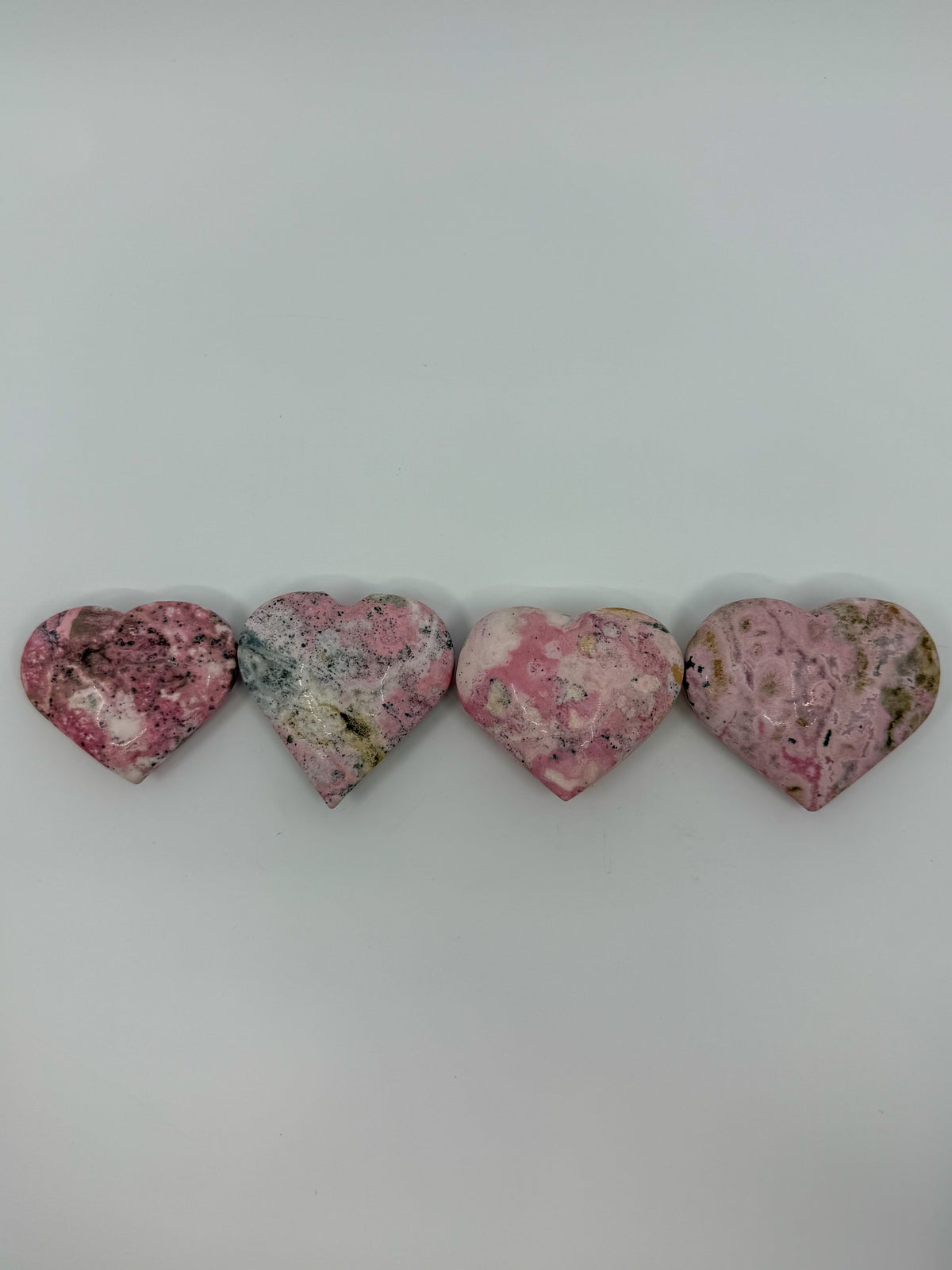 Peruvian Rhodonite Heart -CHOOSE YOUR OWN-