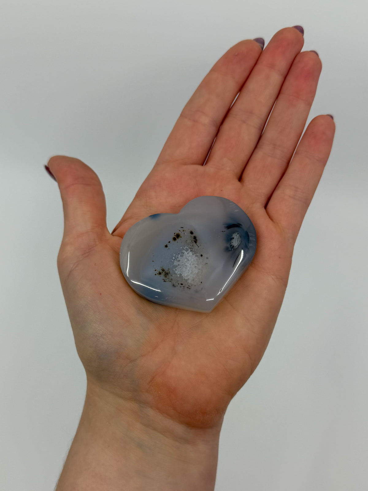 Dendritic Agate Heart