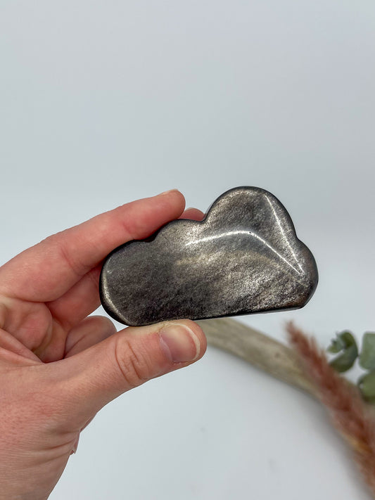 Silver Sheen Obsidian Cloud
