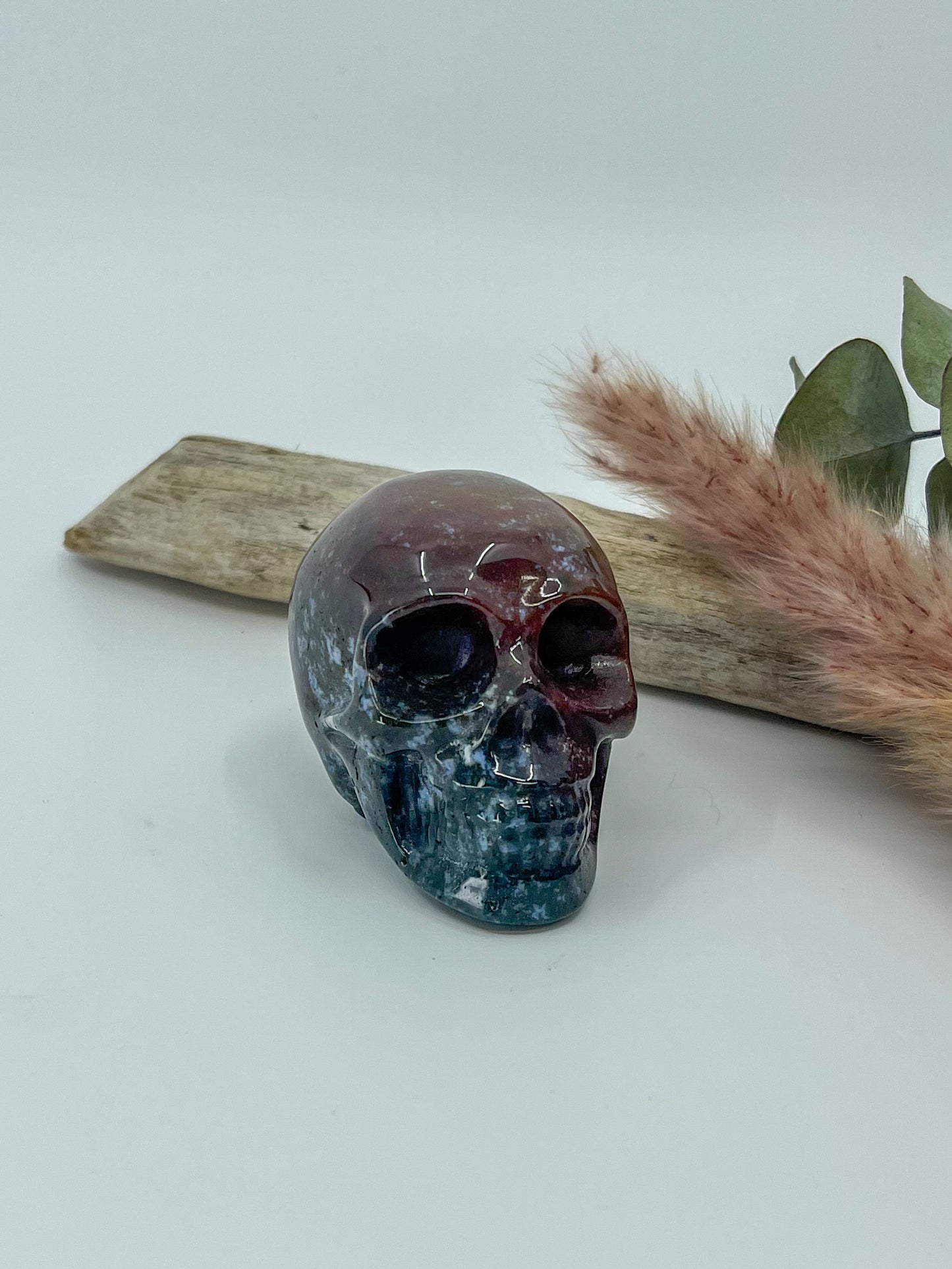 Ocean Jasper Skull