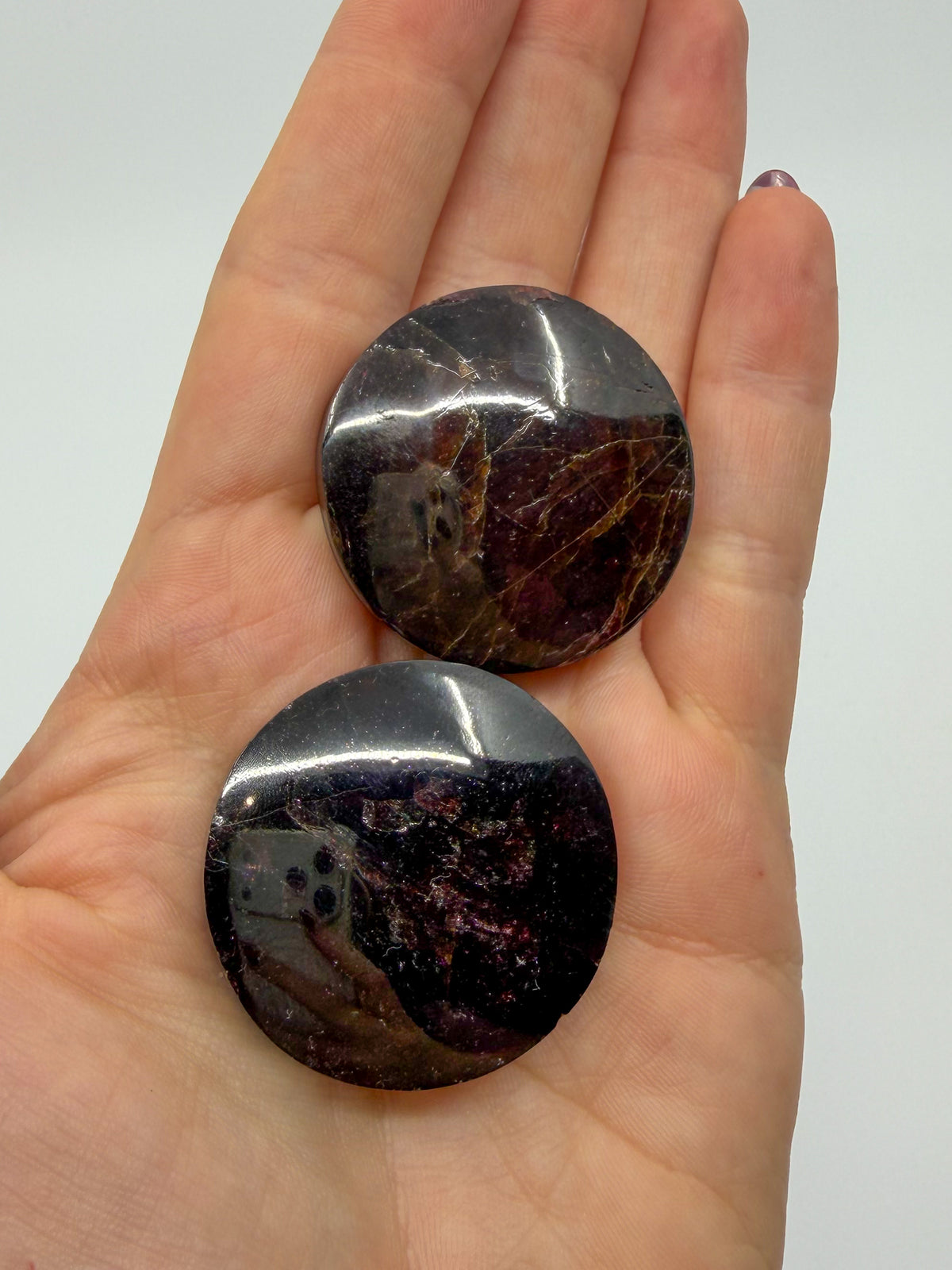 Garnet Flat Stone