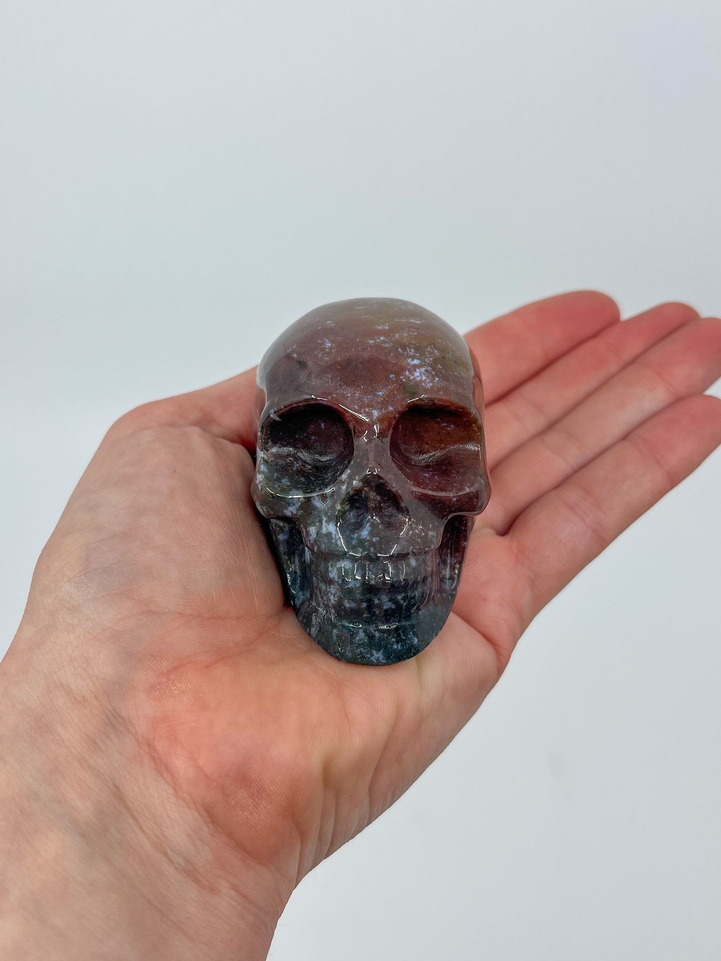 Ocean Jasper Skull