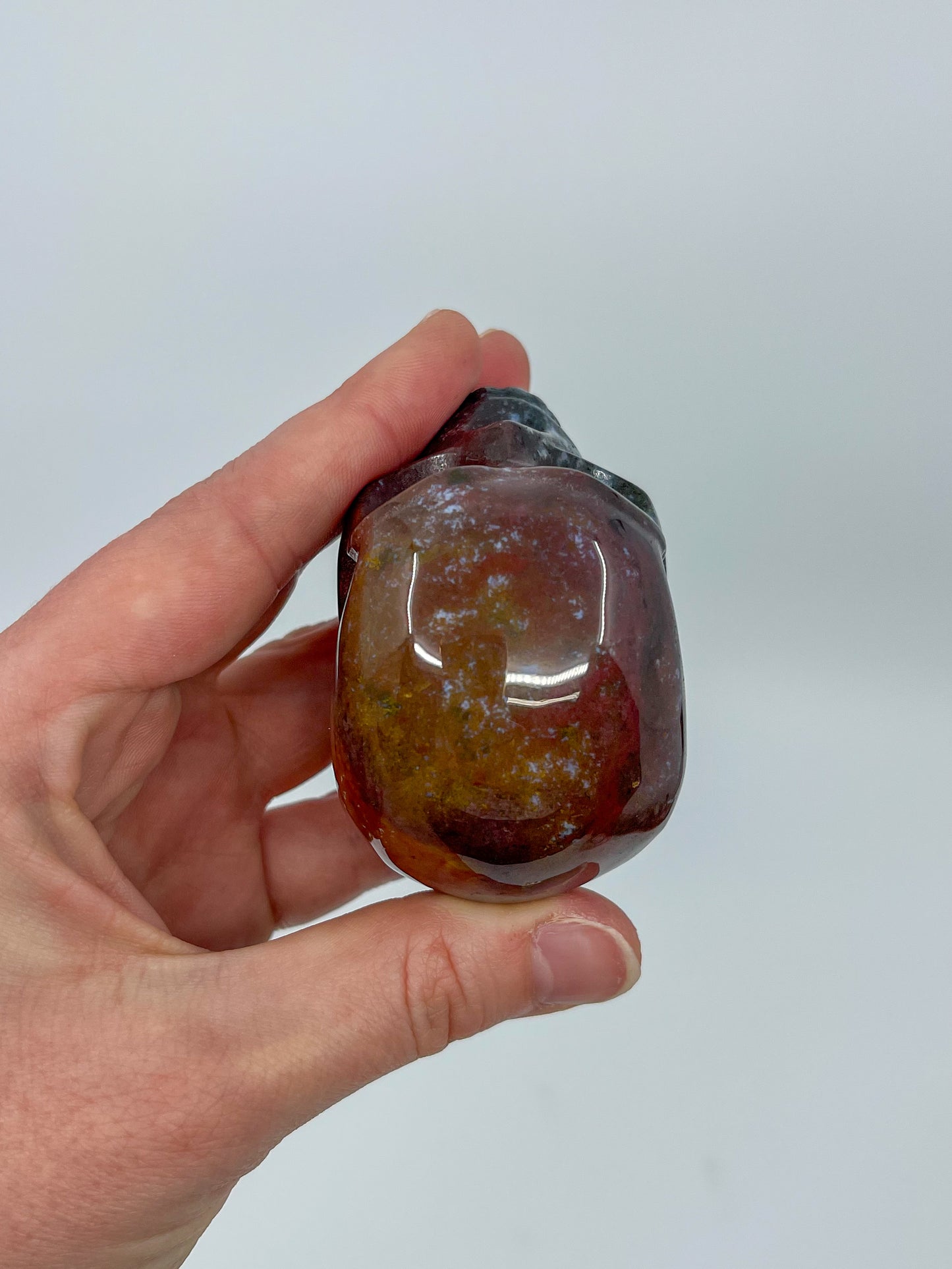 Ocean Jasper Skull