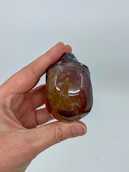 Ocean Jasper Skull