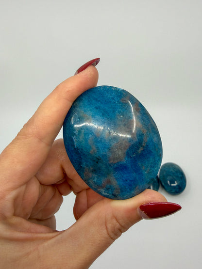 Blue Apatite Palm