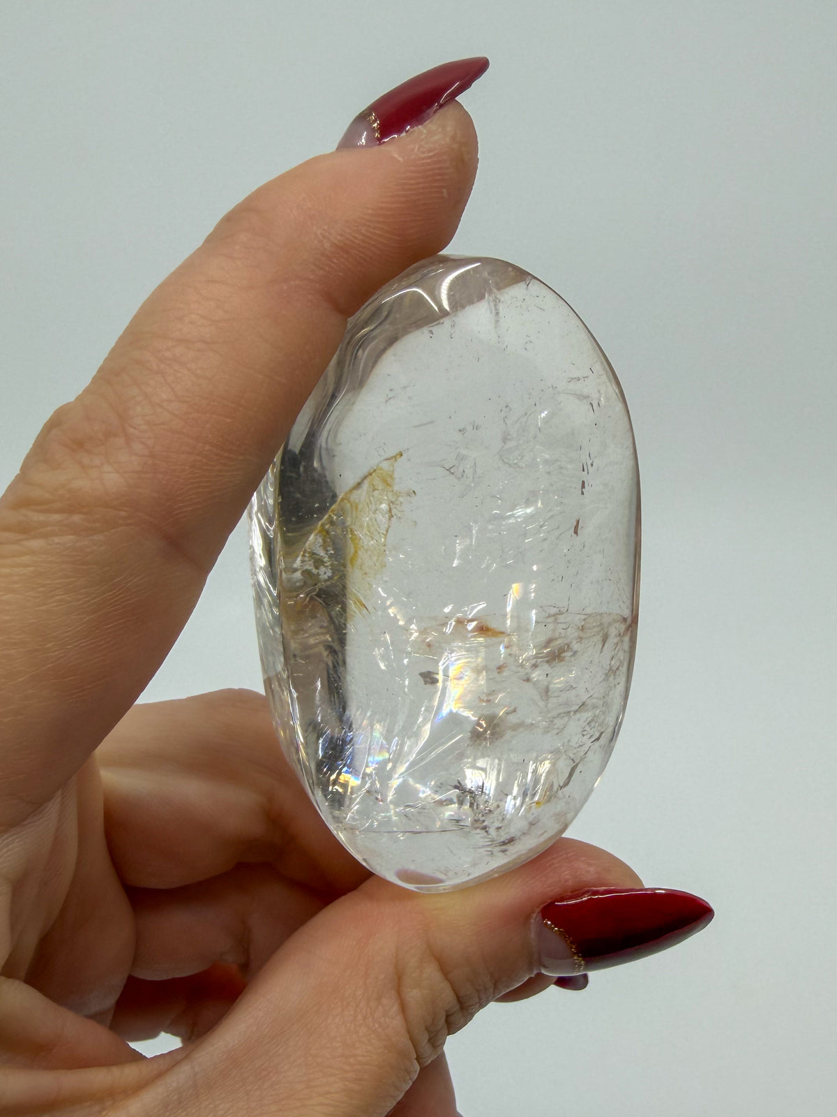 HQ Clear Quartz Palm
