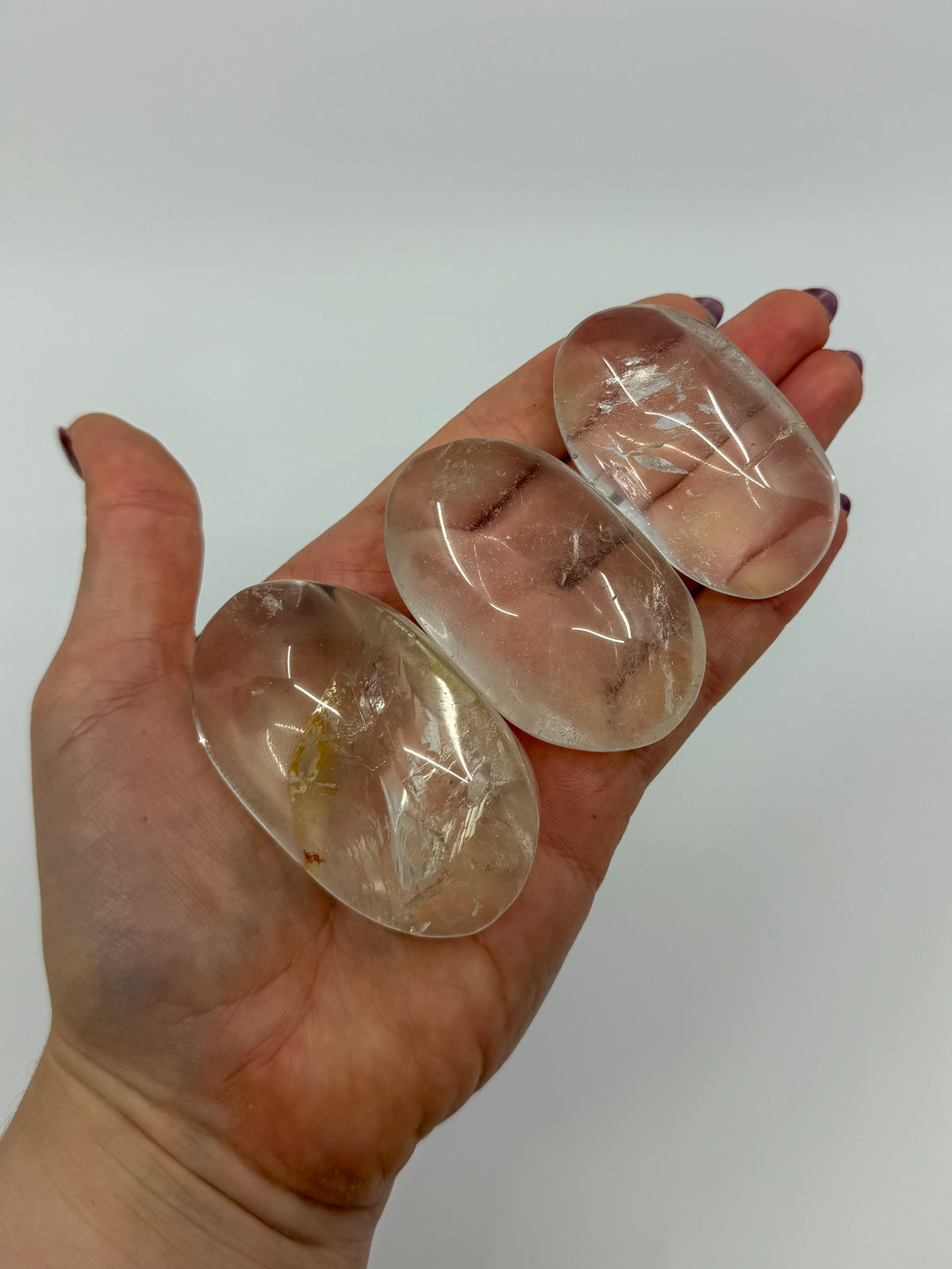 HQ Clear Quartz Palm