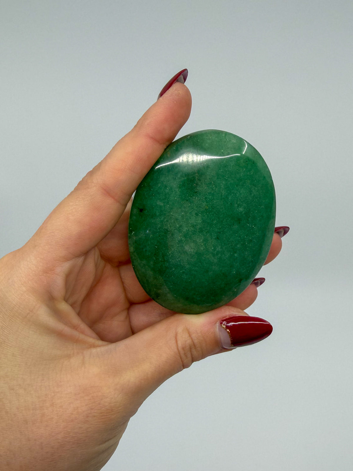Green Aventurine Large Palm