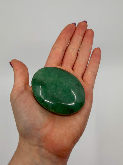 Green Aventurine Large Palm
