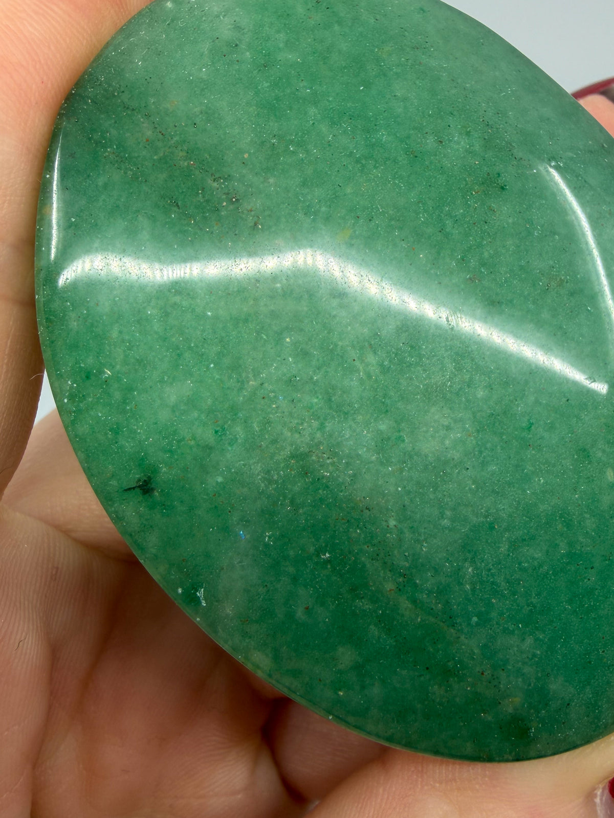 Green Aventurine Large Palm