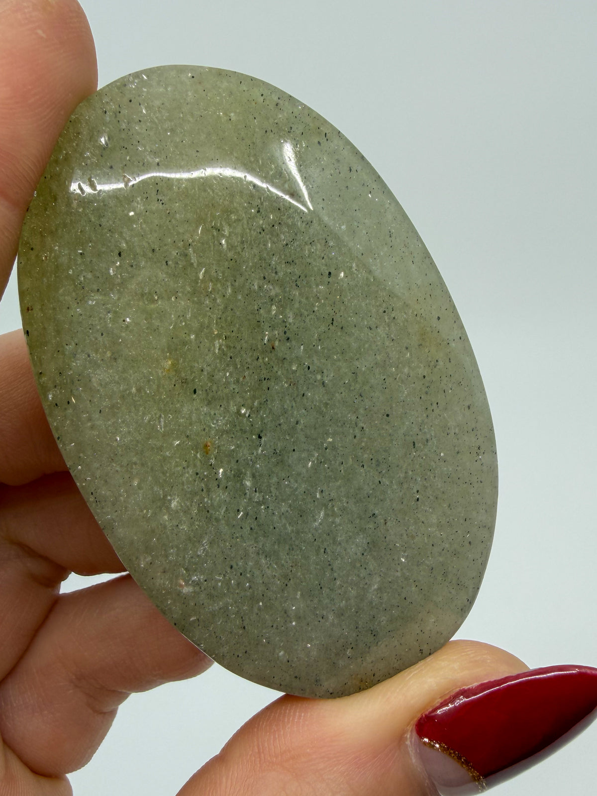 Sage Aventurine Palm with Mica -CHOOSE YOUR OWN-