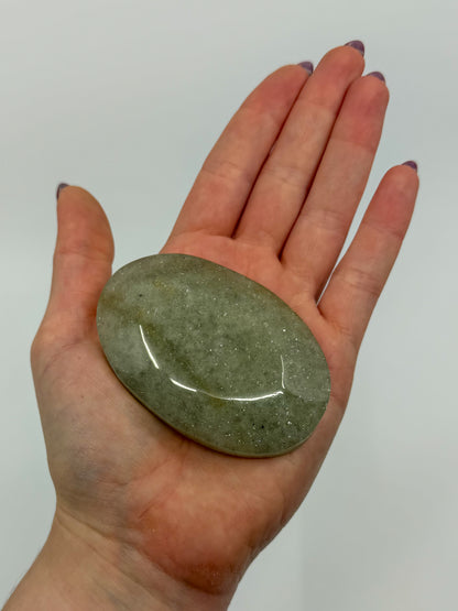 Sage Aventurine Palm with Mica -CHOOSE YOUR OWN-