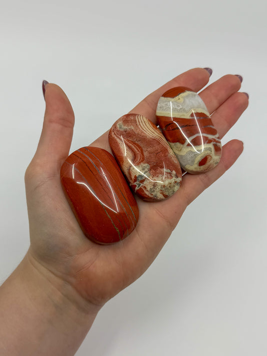Red Jasper Palm -CHOOSE YOUR OWN-