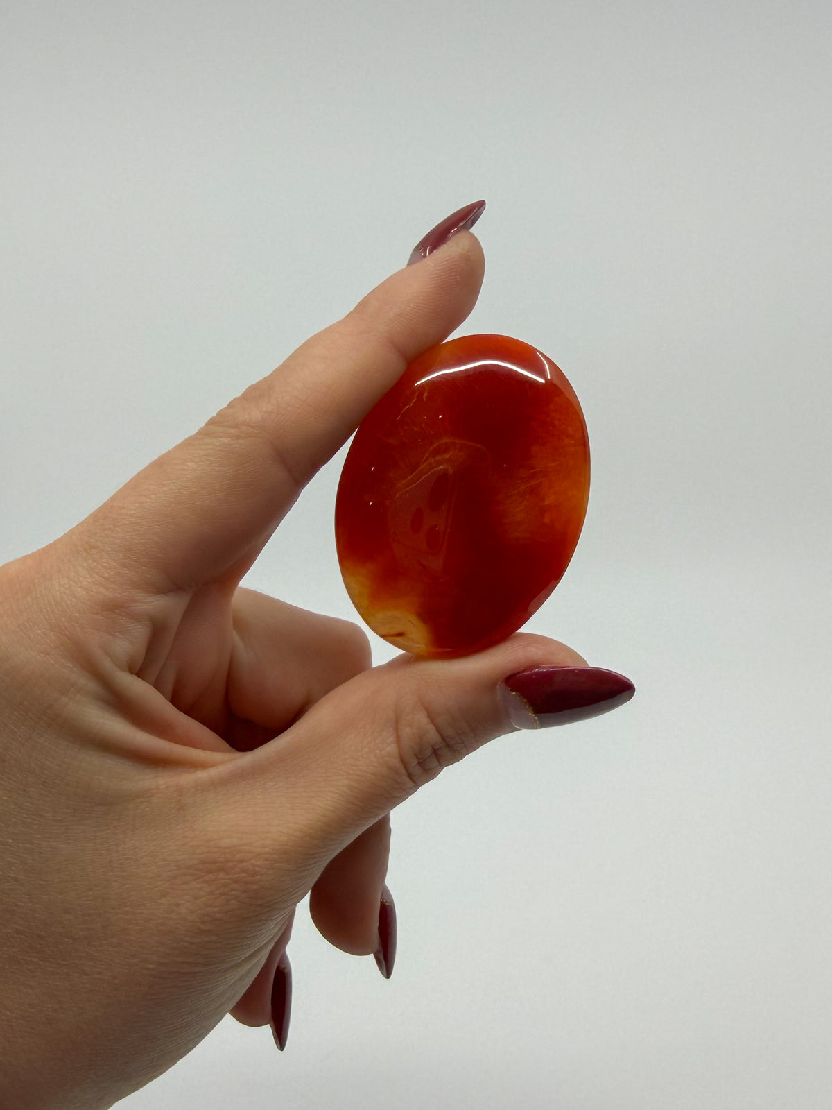 Carnelian Palm -CHOOSE YOUR OWN-