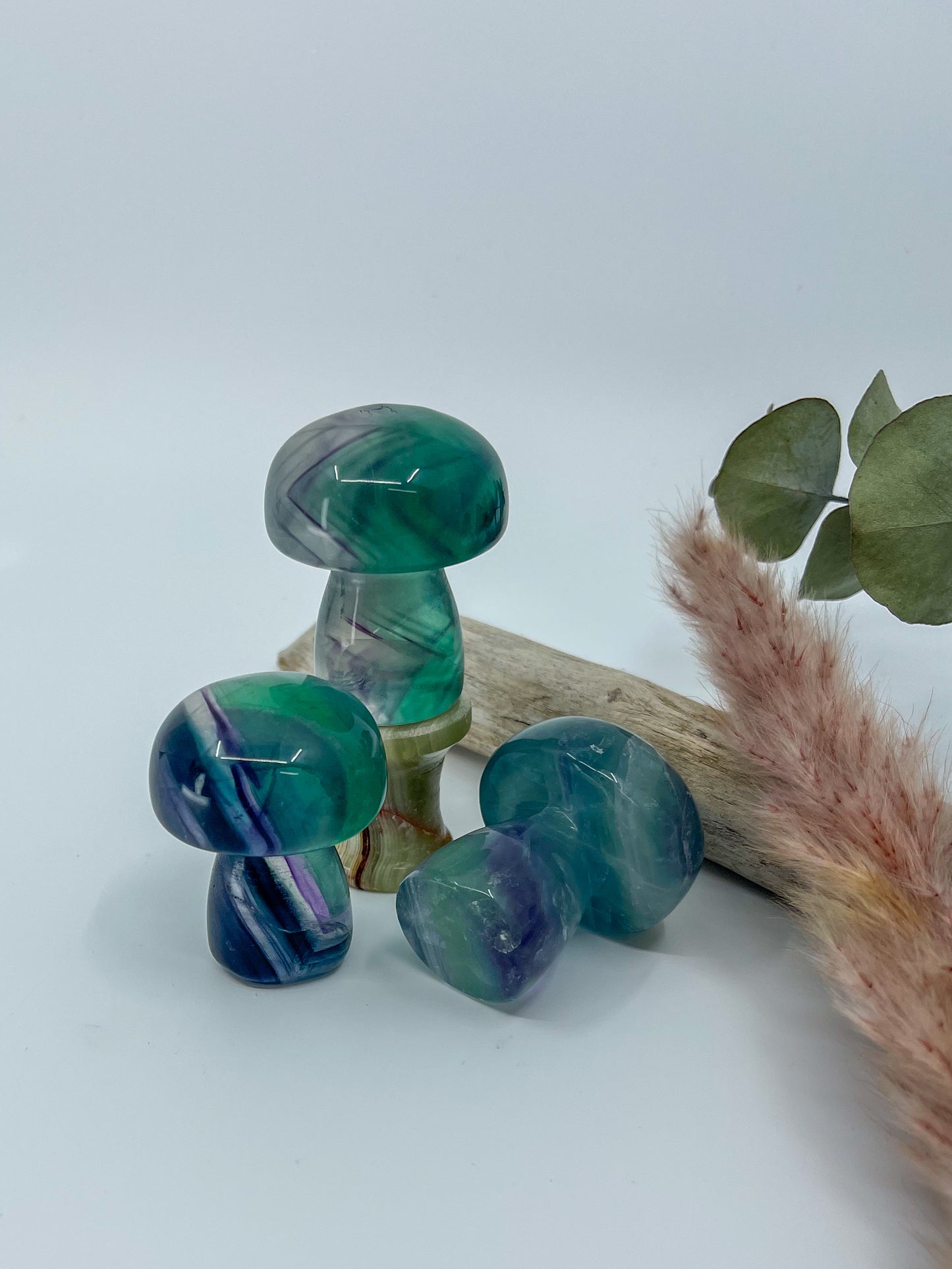 Rainbow Fluorite Mushroom