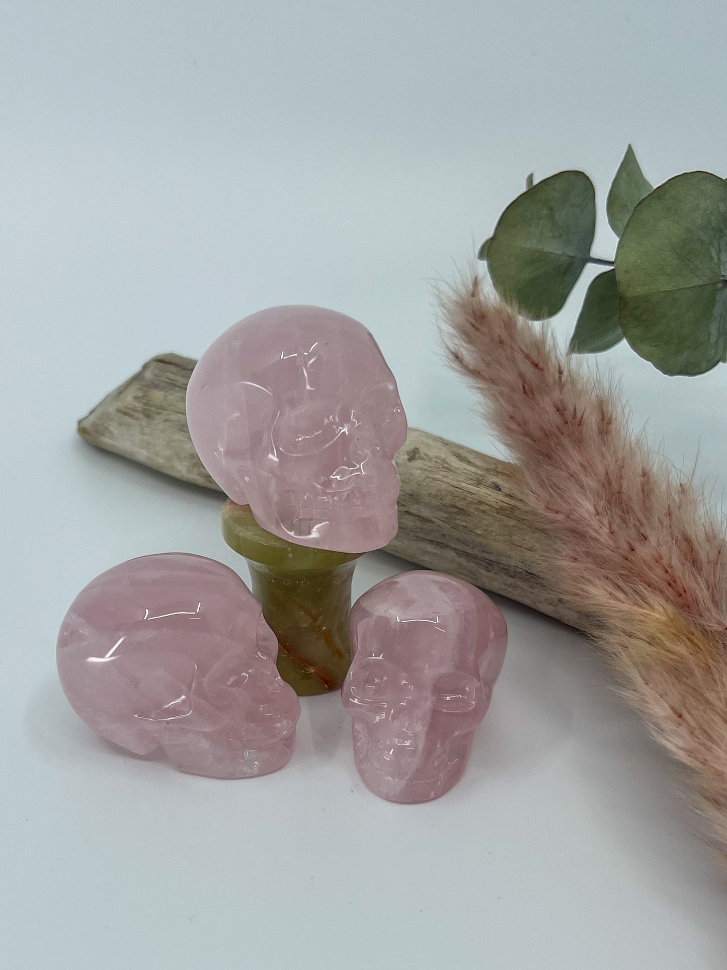 Rose Quartz Skull