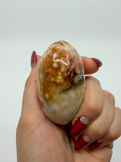 Chunky Flower Agate Palm