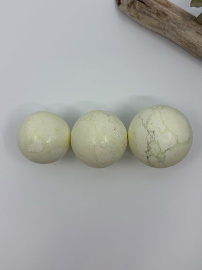 Lemon Chrysoprase (Magnesite) Sphere