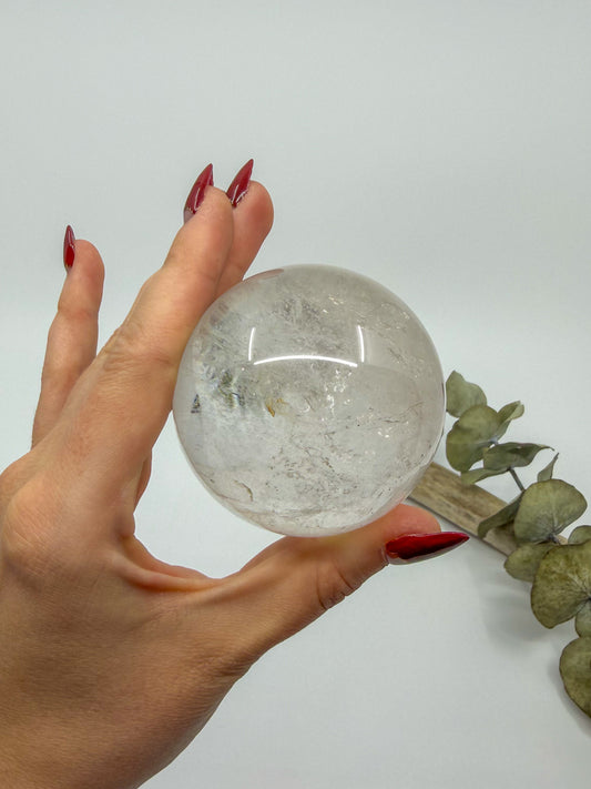 Large Clear Quartz Sphere -EXACT PIECE-