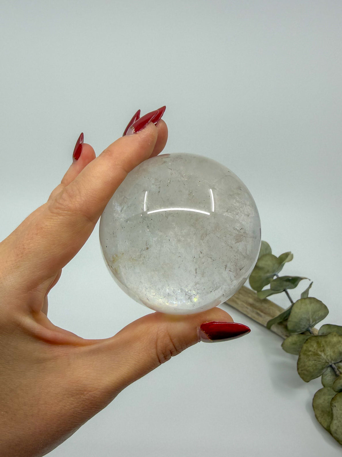 Large Clear Quartz Sphere -EXACT PIECE-