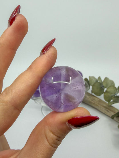 Phantom ‘Trapiche’ Amethyst Spheres