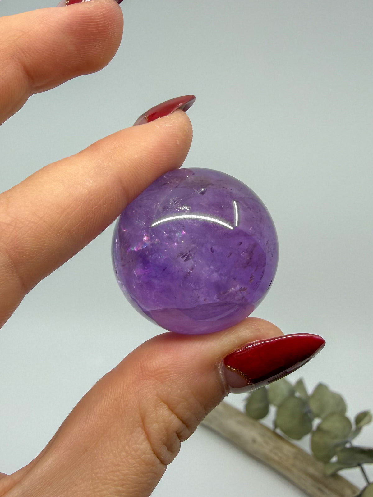 Phantom ‘Trapiche’ Amethyst Spheres