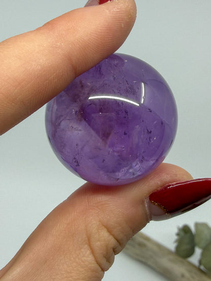 Phantom ‘Trapiche’ Amethyst Spheres