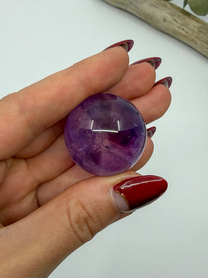 Phantom ‘Trapiche’ Amethyst Spheres