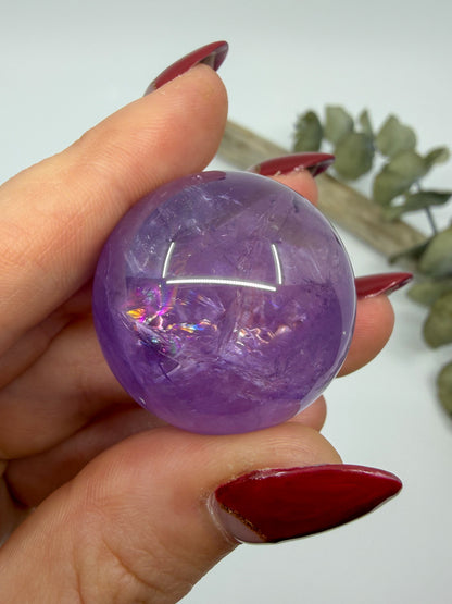 Phantom ‘Trapiche’ Amethyst Spheres