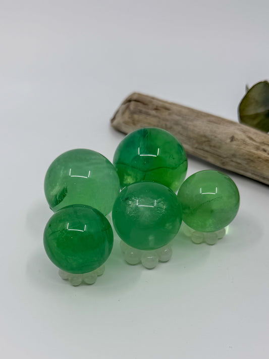 HQ Apple Fluorite Small Sphere